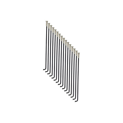 Kids Ride Shotgun Dirt Hero 12” J-Bend Black Spokes - 16pcs