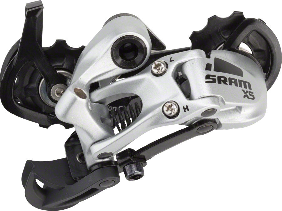 SRAM X5 Desviador Trasero - 9 Velocidades Cage Mediano Plata