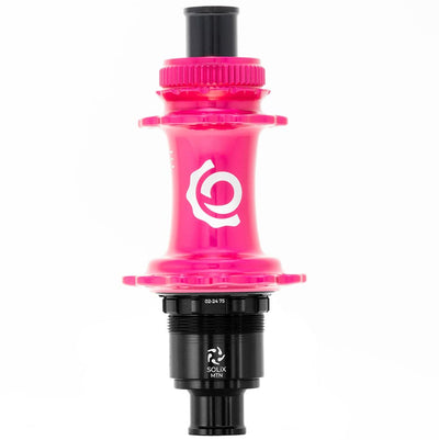 Industry Nine Solix M Classic Rear Disc Hub - 12mm TA, 148mm, SRAM XD, Pink