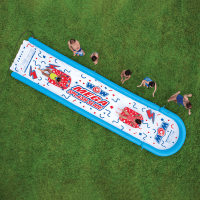 WOW Watersports 25 Ft Mega Backyard Slide con piscina de salpicaduras
