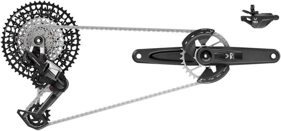 Groupe SRAM Eagle 90 T-Type - Manivelle de 165 mm, Plateau de 32 dents, 12 vitesses