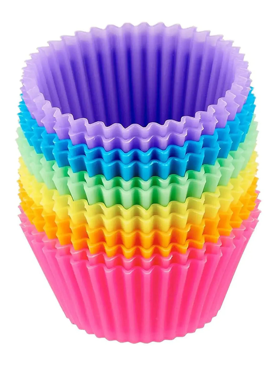 Tazas de Silicona Reutilizables Premium - Paquete de 12