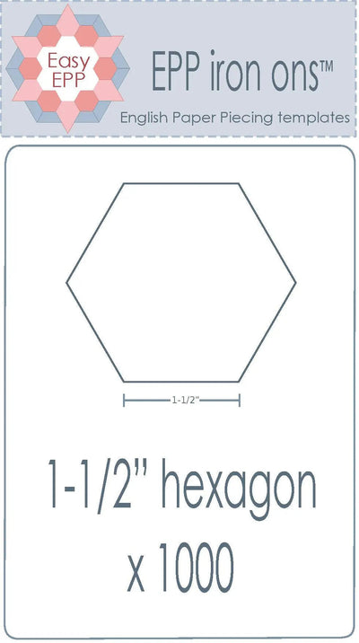Formes hexagonales en papier de 1,5" - Pack de 1000