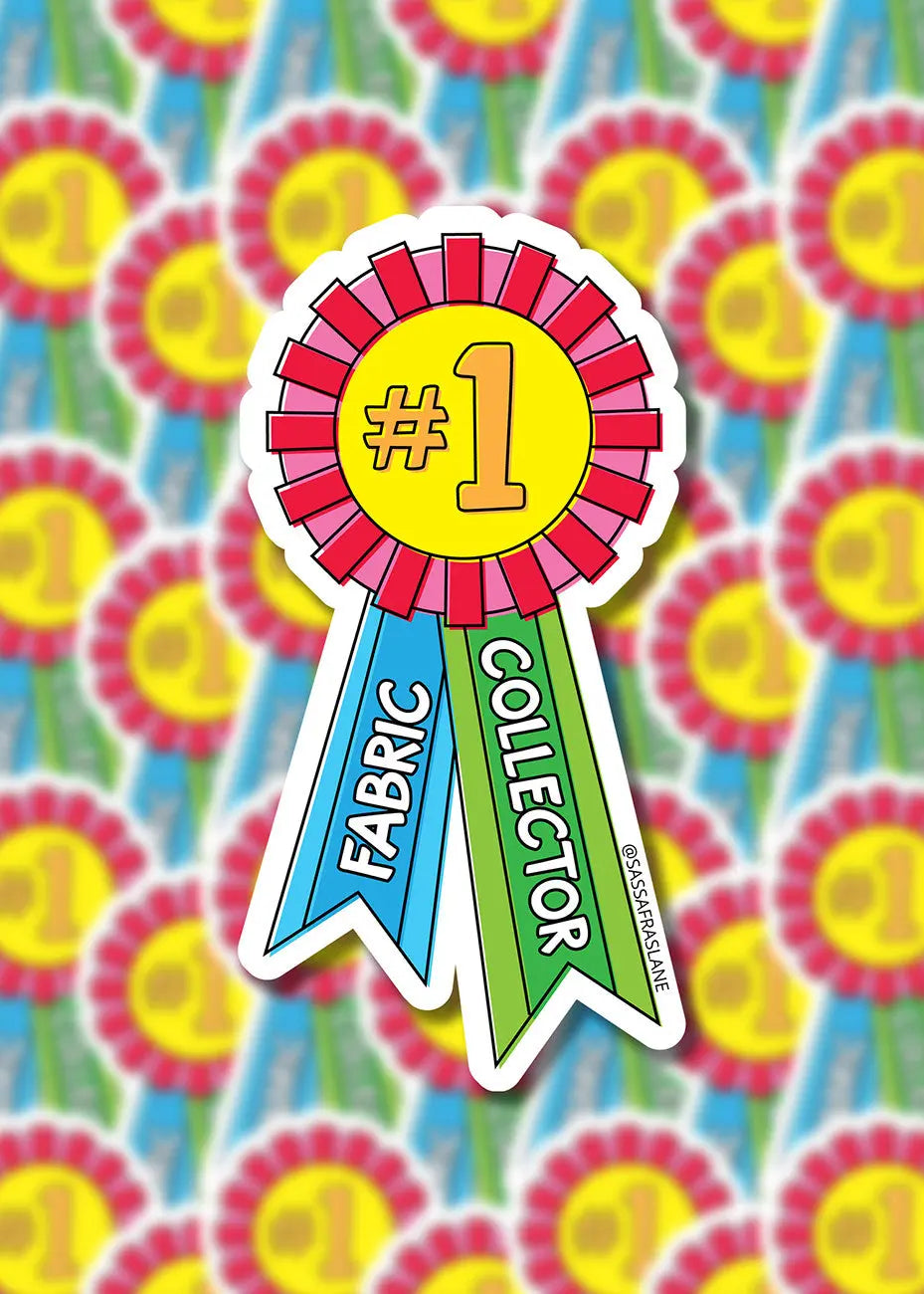 #1 Autocollants de Prix de Collectionneur de Tissu