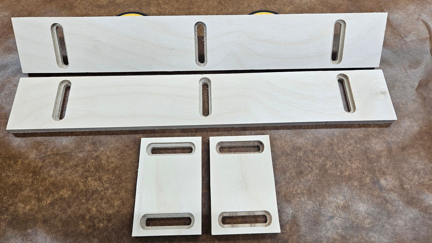 Juego de Inserciones de Cero Clearance para Trineo de Sierra de Mesa Compacto