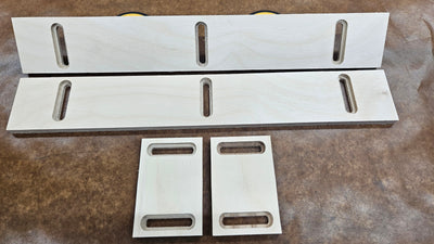 Zero Clearance Insert Set for Compact Table Saw Sled