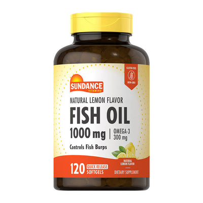 Sundance Aceite de Pescado Cápsulas de Liberación Rápida, 1000 Mg, 120 Tabs