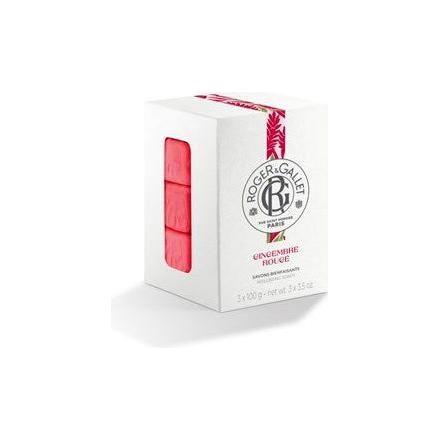 Roger & Gallet Gingembre Rouge Wellbeing Soaps Box of 3