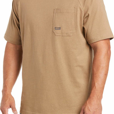 Ariat Men's Rebar Khaki Performance Tee - Korvel