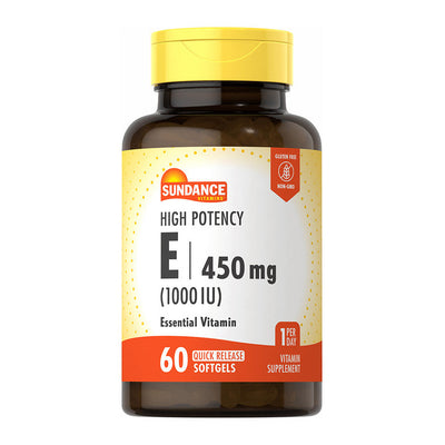 Sundance Vitamins E - 1000 IU, 60 Softgels