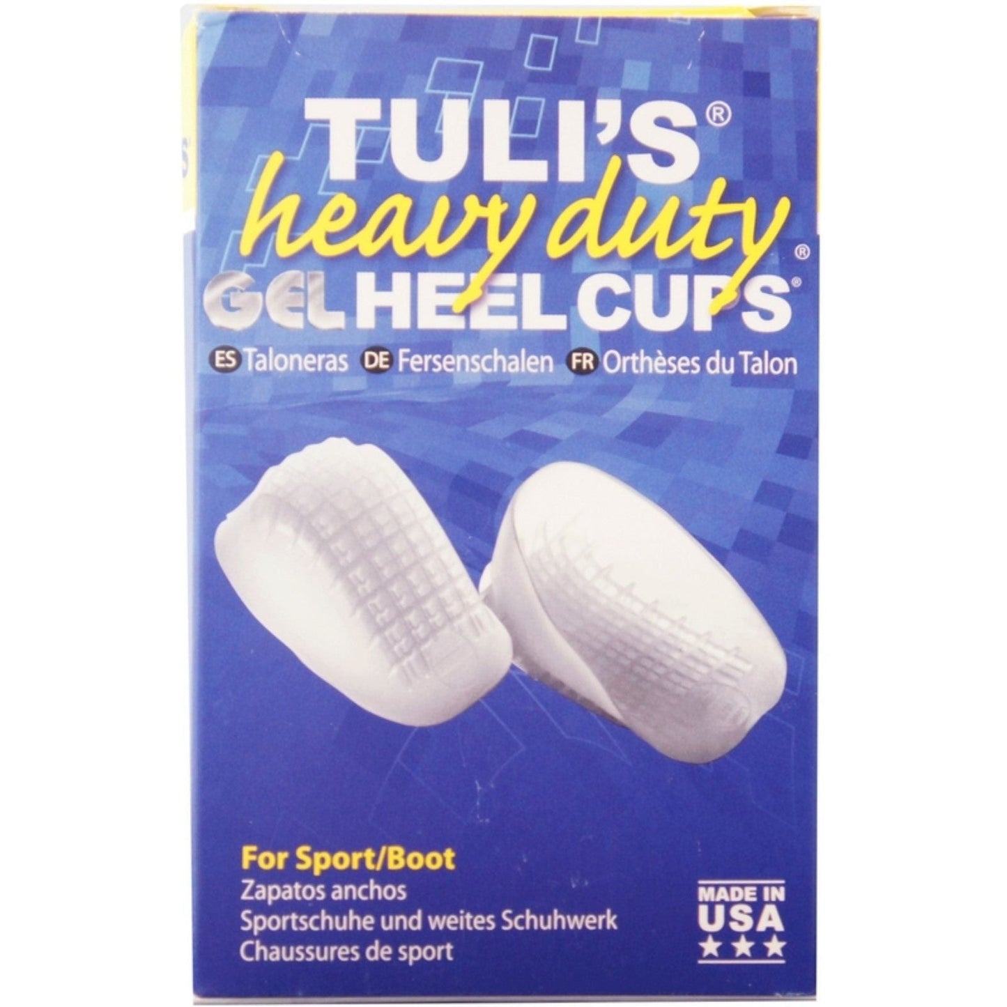 TuliS Gel Heel Cup Heavy Duty - Large Size for Comfort