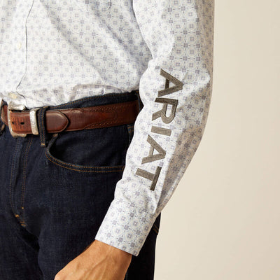 Ariat Men's Classic White Kody Long Sleeve Shirt - Korvel