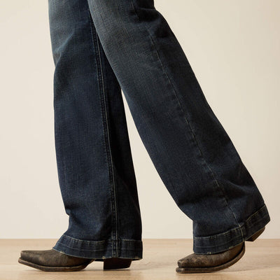 Ariat Women's Elsie Dark Wash Trouser Jeans - Korvel