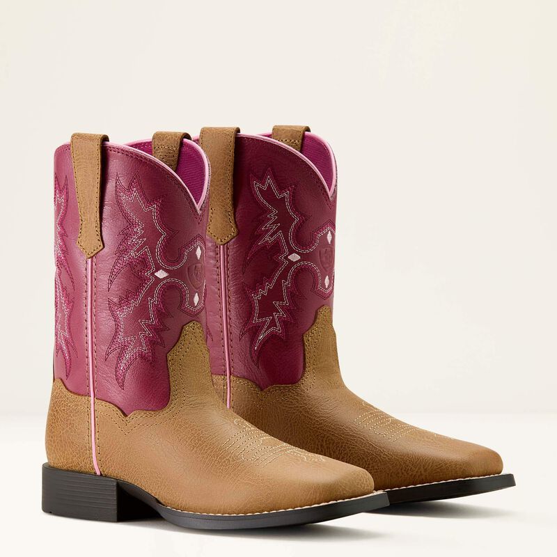 Ariat Kids' Pink Western Boots - Stylish & Durable - Korvel