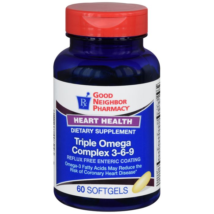 GNP Complex Omega 3-6-9 Triple Force Gélules (60 Comptes)