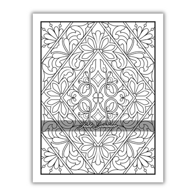 100 Amazing Patterns: An Adult Coloring Book with Fun, Easy, and Relaxing Coloring Pages (Spiral Bound) - Korvel
