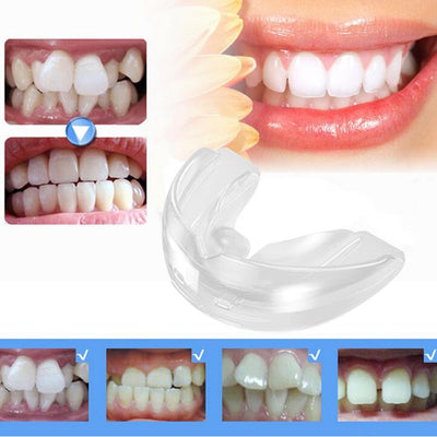 3 Stages Dental Orthodontic Braces Appliance Braces Alignment Trainer Teeth Retainer Bruxism Mouth Guard Teeth Straightener - Korvel