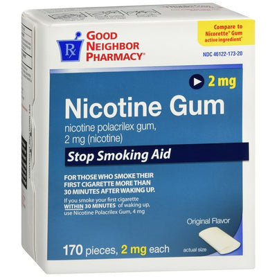 GNP Chewing Gum Nicotine 2mg, Saveur Originale, 170 Pièces