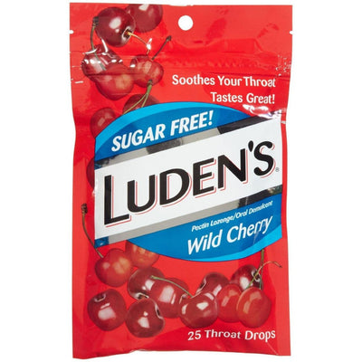 Bonbons pour la gorge sans sucre Luden's - Saveur cerise sauvage