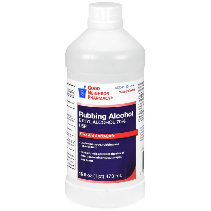 Alcool à friction éthylique GNP 70 % USP - Antiseptique de premiers secours 16 fl oz