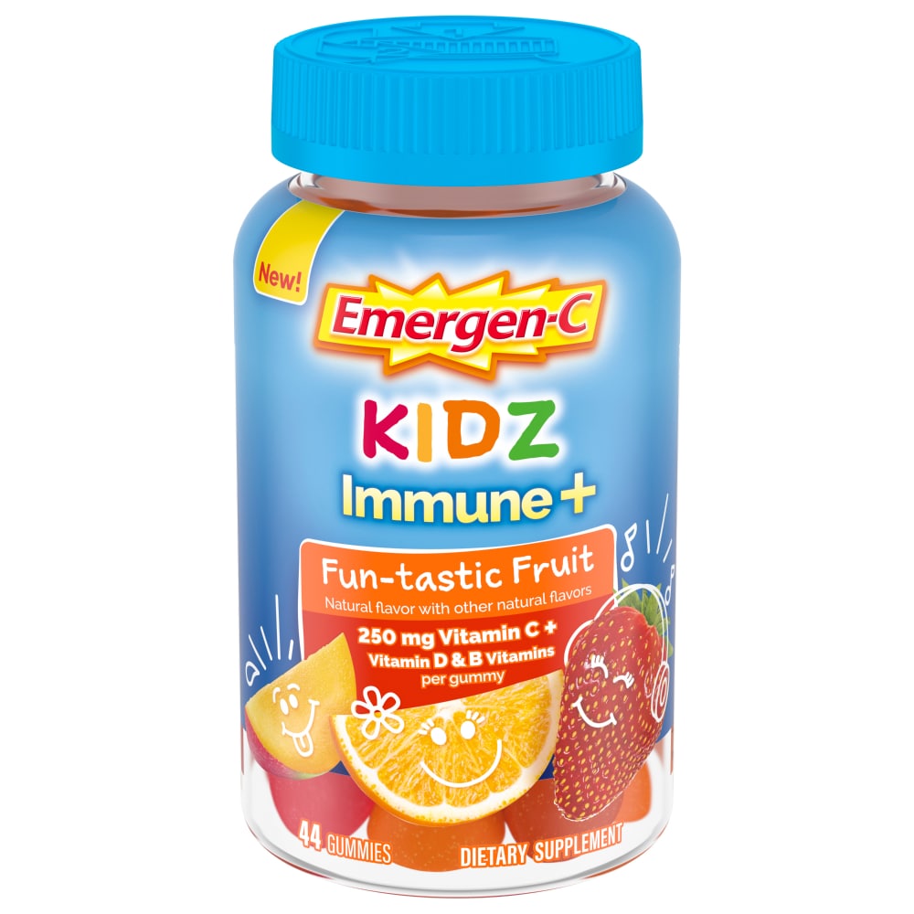Emergen-C Kidz Immune+ Dietary Supplements - Fruit Flavored Gummies