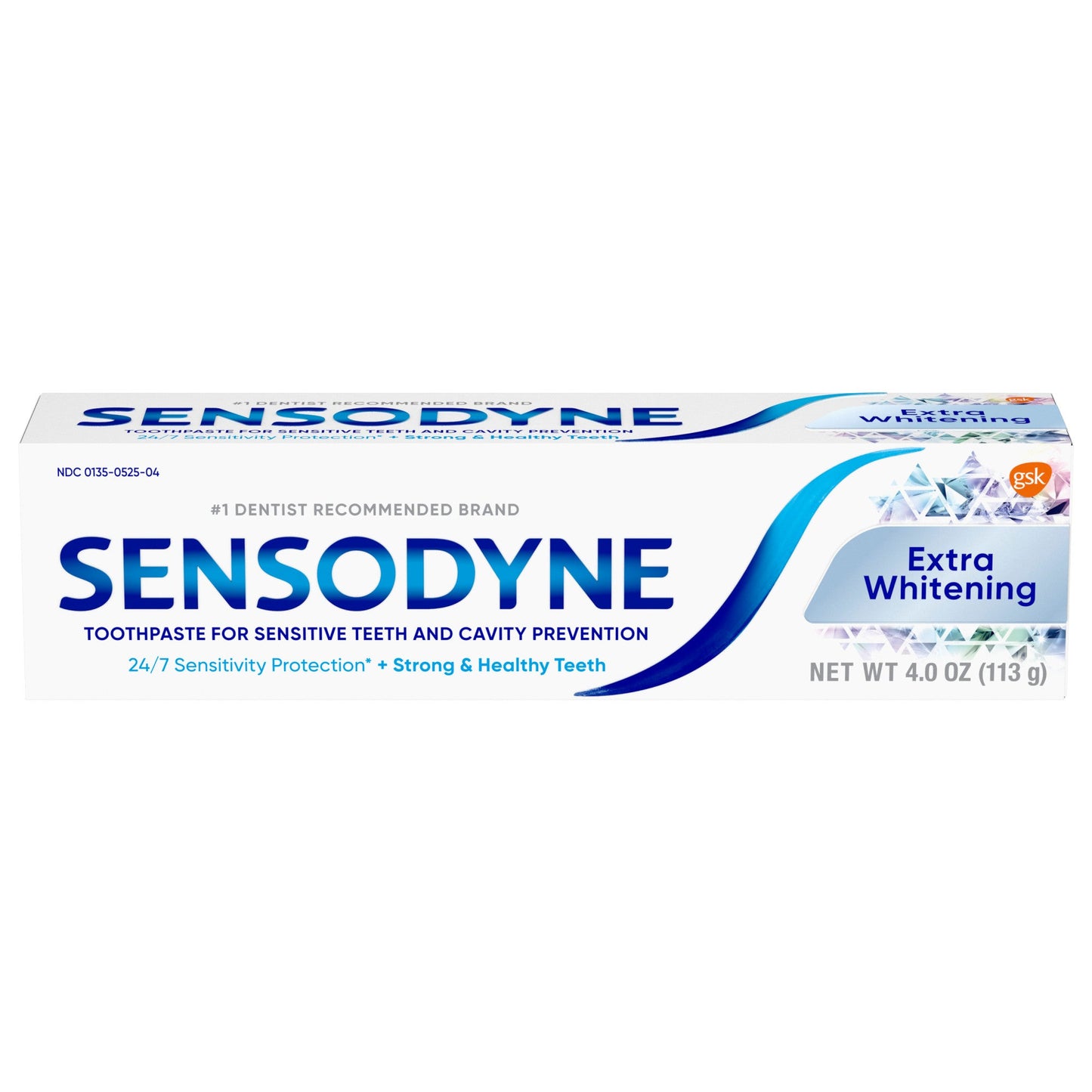 Pasta de dientes Sensodyne Extra Blanqueadora para dientes sensibles, 4 oz