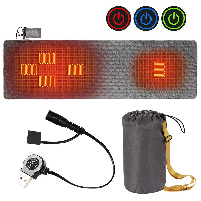 Winter New Smart Charging Portable Heating Sleeping Pad Outdoor Camping Sleeping Bag Pad Individual Camping Thermal Pad - Korvel