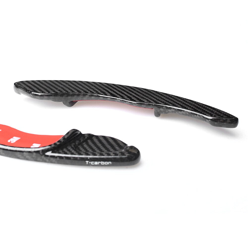Real Carbon Fiber Car Steering Wheel Shift Paddle For Volkswagen VW Golf 7 GTI MK7 R 2015-17 Sagitar GLI 2016-17 POLO GTi 15-17 - Korvel
