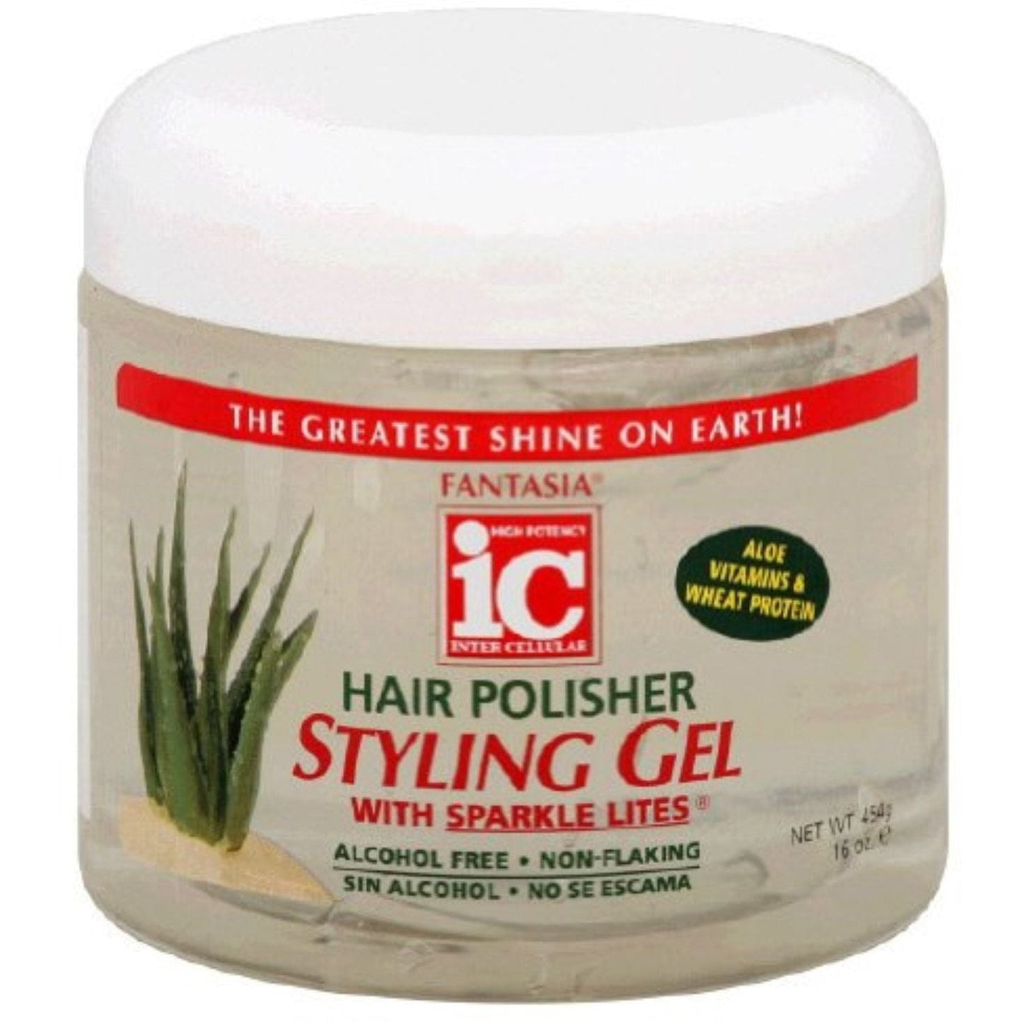 Gel de Estilo Fantasia IC Hair Polisher con Sparkle Lites - 16 Oz