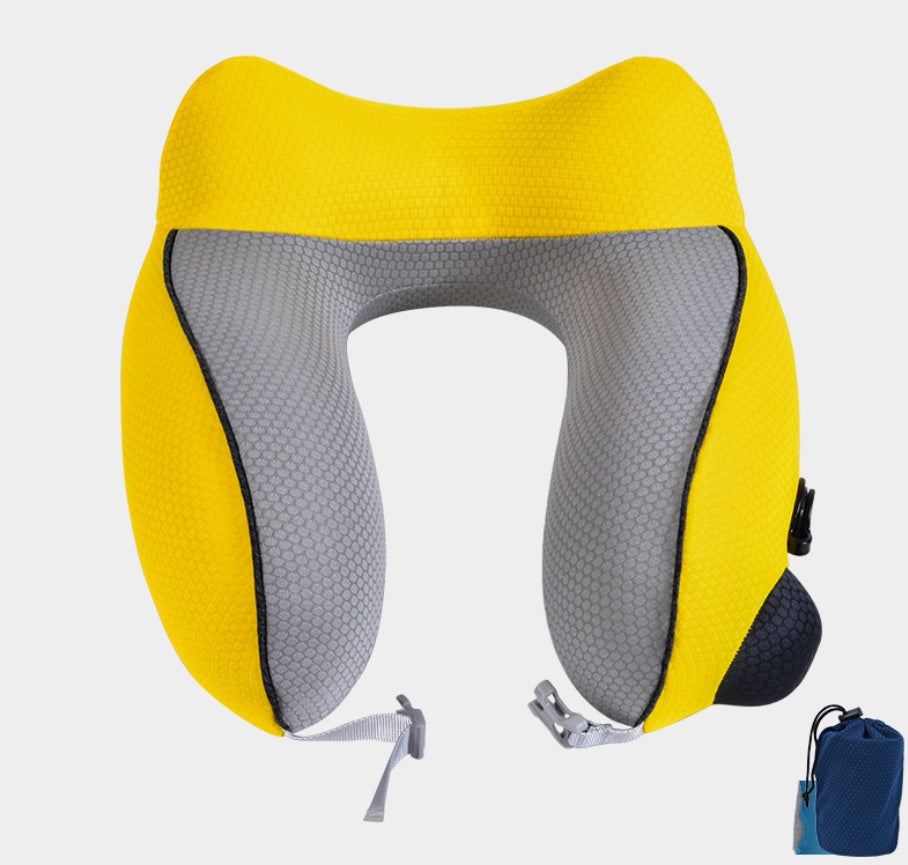 Inflatable U-Pillow Travel Pillow
