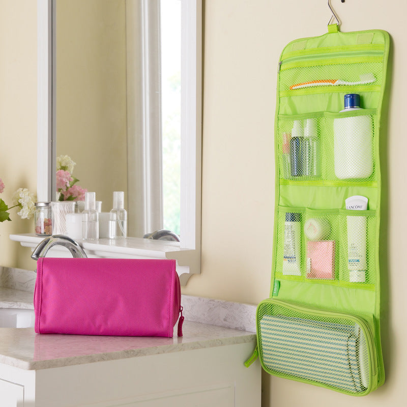 Portable Foldable Hanging Makeup Organizer for Travel