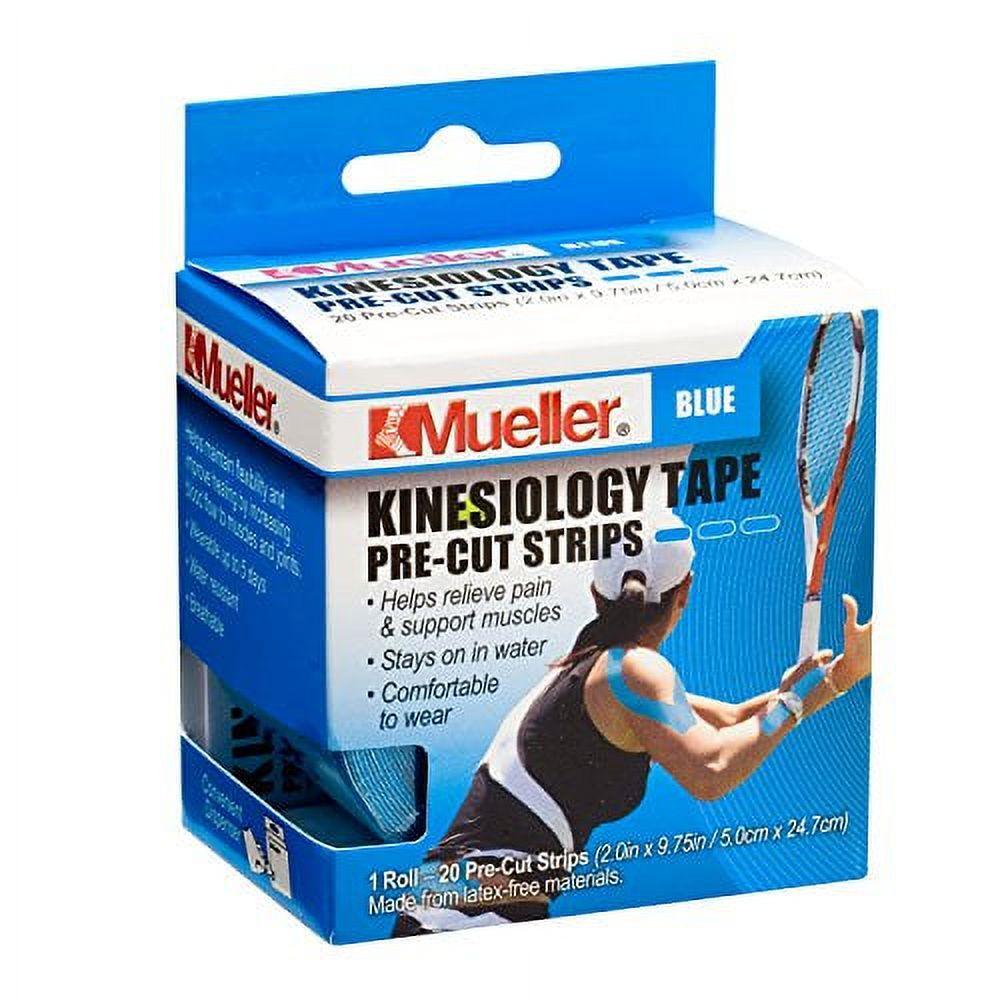 Cinta Kinesiológica Pre-Cortada Mueller Sports Medicine - Azul