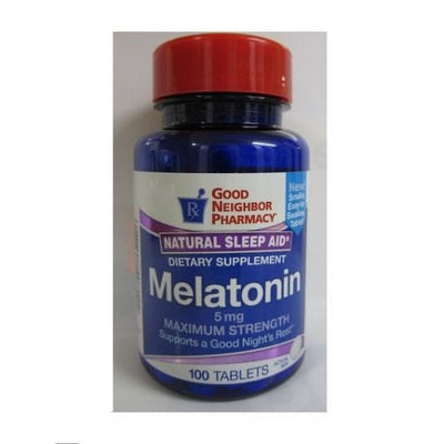 GNP Melatonin 5 Mg Tablets - 100 Count
