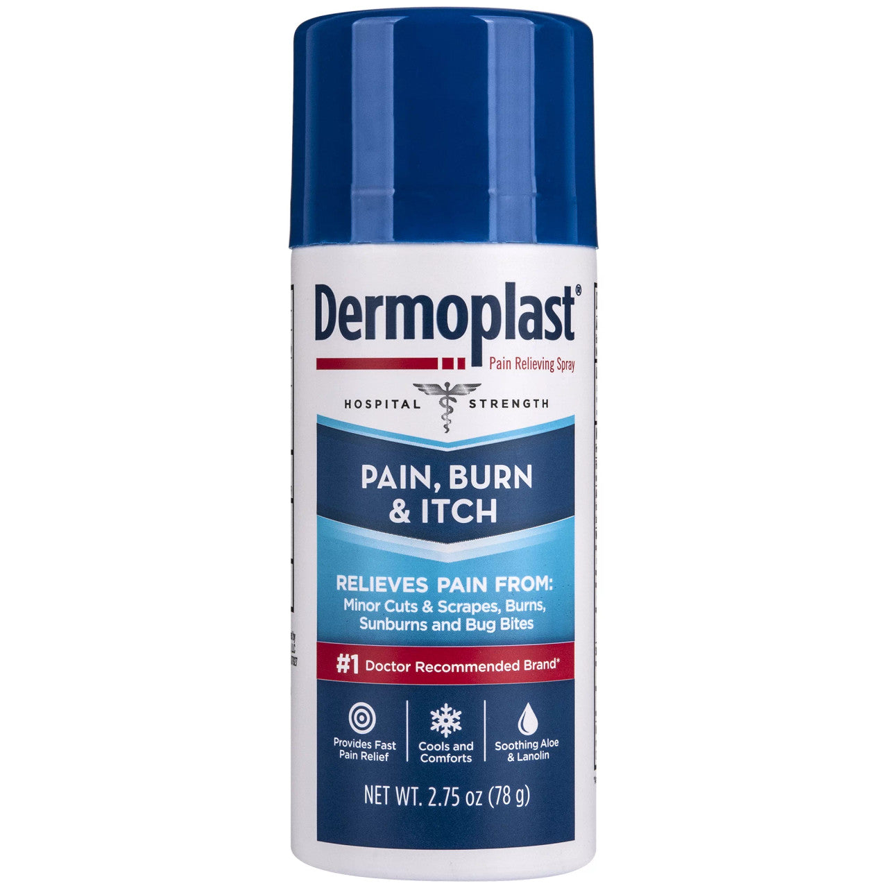 Dermoplast Spray para el Alivio del Dolor, Quemaduras y Picazón – 3 oz