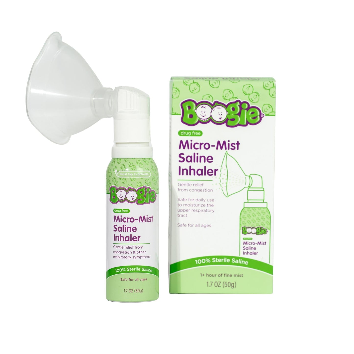 Inhalador Salino Micro-Mist Boogie - 1.7oz