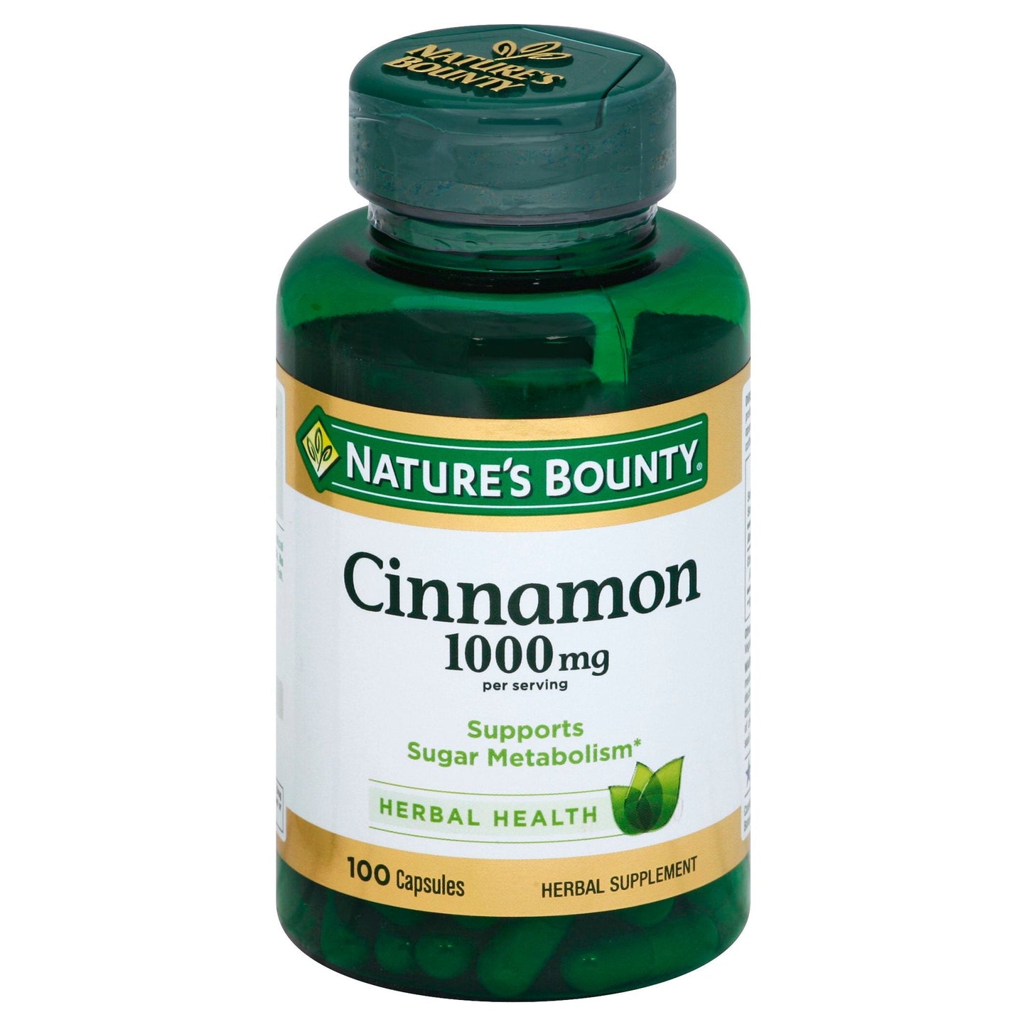 Cápsulas de Canela de Nature's Bounty 1500 Mg - 100 Contenido