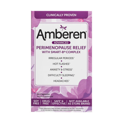 Amberen Advanced Perimenopause Relief - 60 Capsules