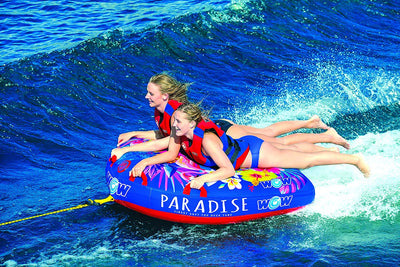 WOW Sports Paradise 2 Person Soft Top Towable