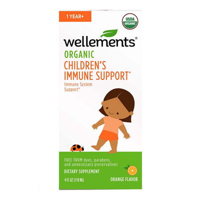 Wellements Organic Children's Immune Support - Orange Flavor