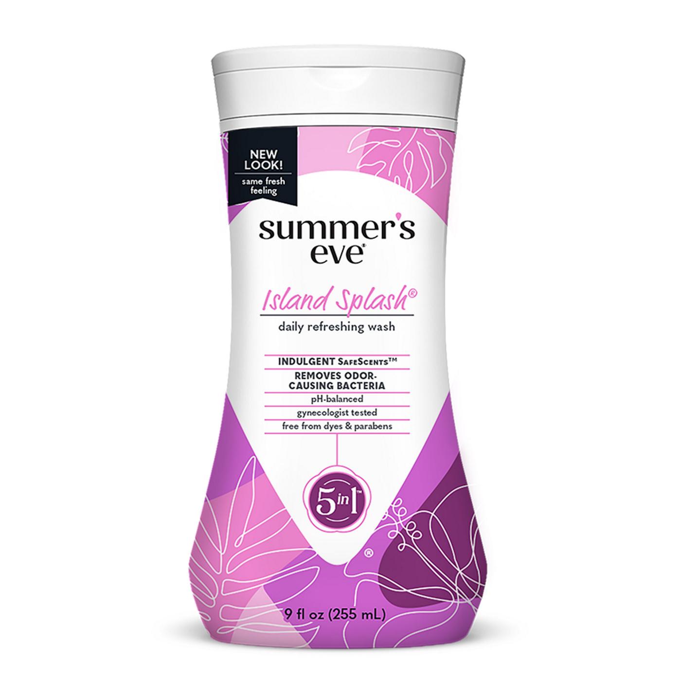 Lavage nettoyant Summer's Eve Island Splash pour peau sensible - 9 oz