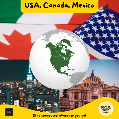 North America eSIM Data Plan for Seamless Connectivity