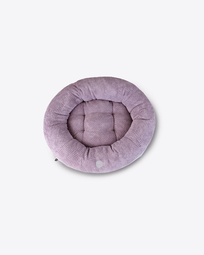 Cama para Perro Donut Rosa Claro y Acogedora para Máximo Confort