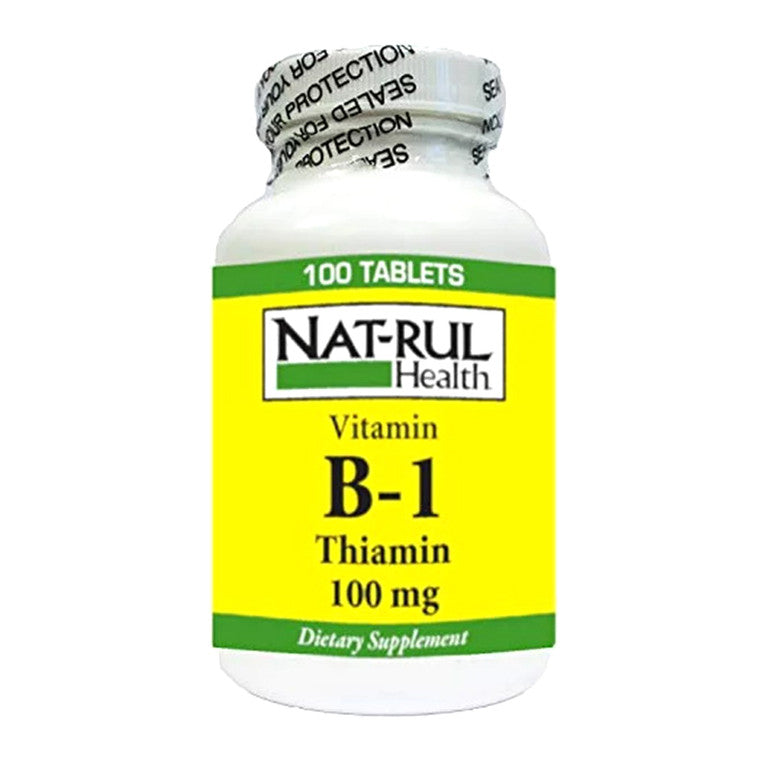 Natrul Health Vitamine B-1 (Thiamine) 100 mg – 100 Comprimés