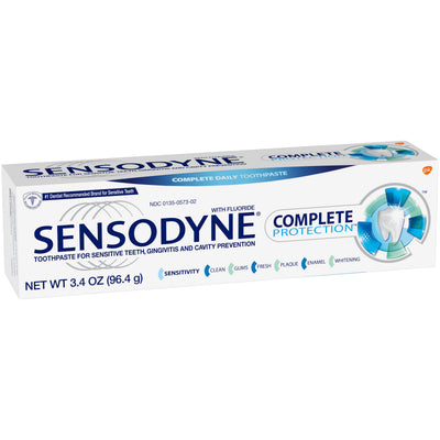 Pasta de dientes Sensodyne Complete Protection para dientes sensibles - Menta 3.4 Oz