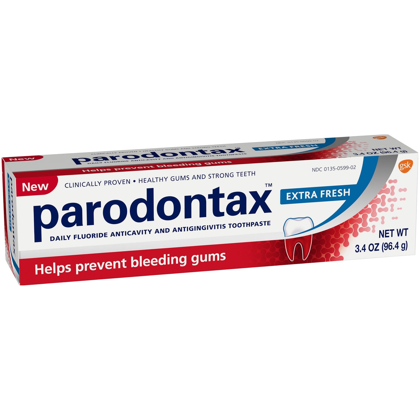 Pasta de dientes Parodontax Extra Fresh para encías saludables