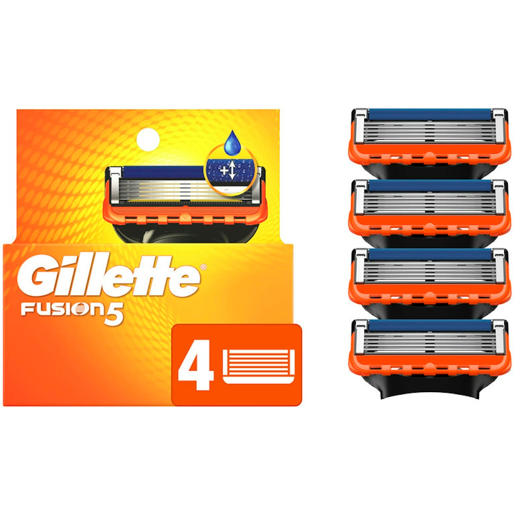 Cuchillas de Afeitar Gillette Fusion5 para Hombre - 4 Recambios + 1 Extra
