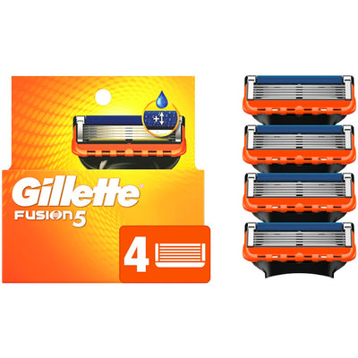 Gillette Fusion5 Men's Razor Blades - 4 Refills + 1 Bonus