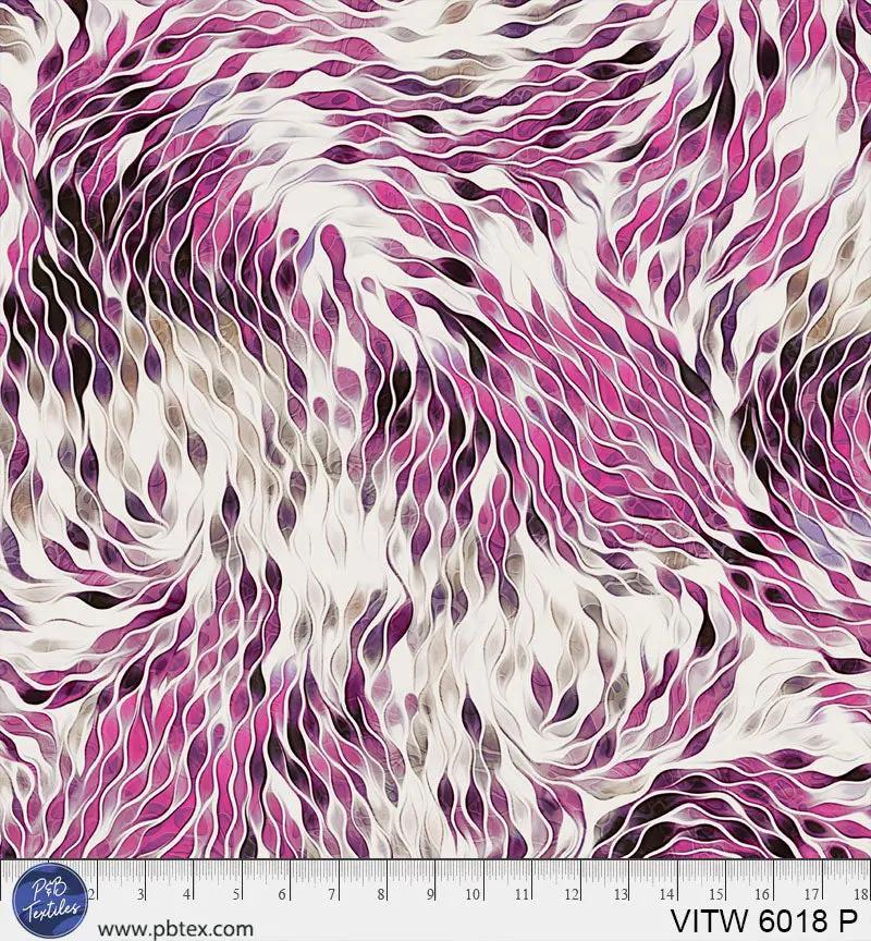 Vitality Chic Pink Cotton Wideback Fabric - 108" per Yard