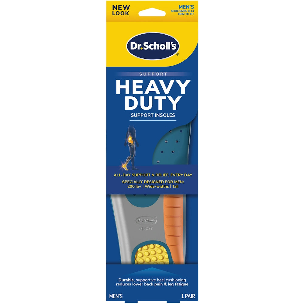 Dr. Scholl's Heavy Duty Support Orthotics for Men (Sizes 8-14)
