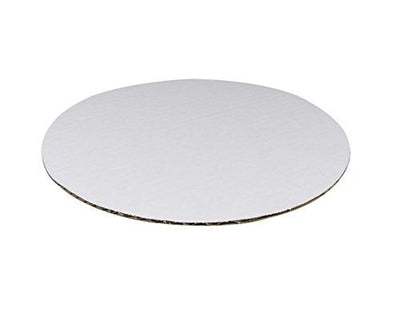 Tablero de pastel redondo blanco premium para exhibiciones elegantes